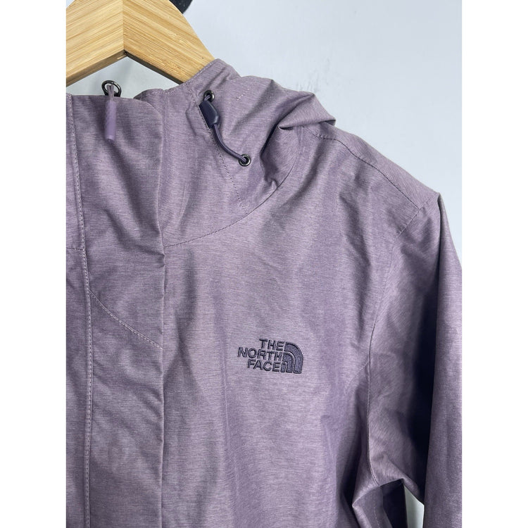 Women’s The North Face Purple Heavy Hooded Windbreaker Sz L