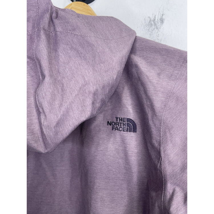 Women’s The North Face Purple Heavy Hooded Windbreaker Sz L