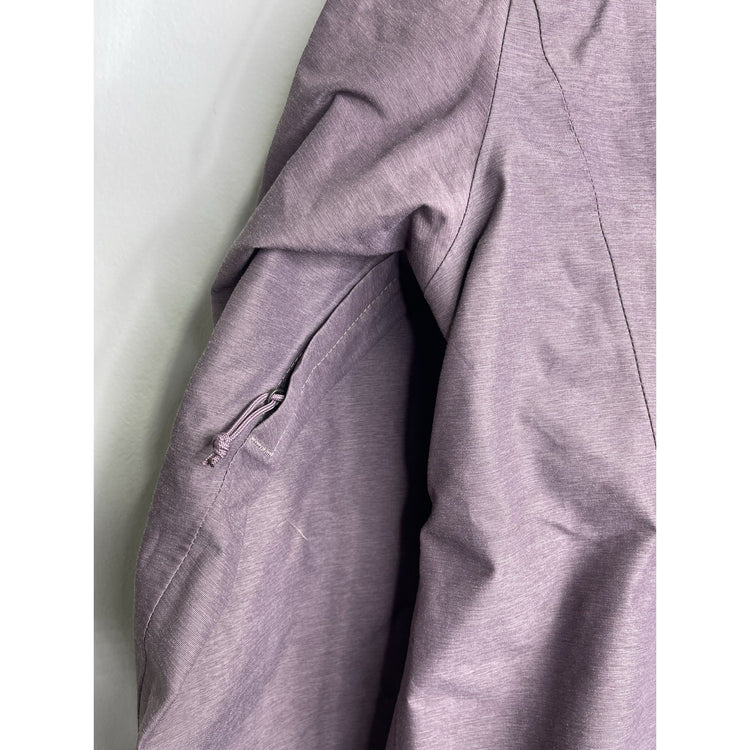 Women’s The North Face Purple Heavy Hooded Windbreaker Sz L