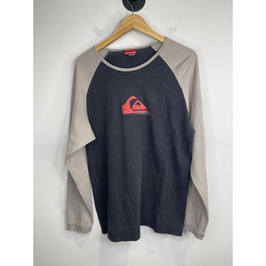 Men’s Vintage Quicksilver Boarding Company Y2K Long Sleeve T Shirt Sz L