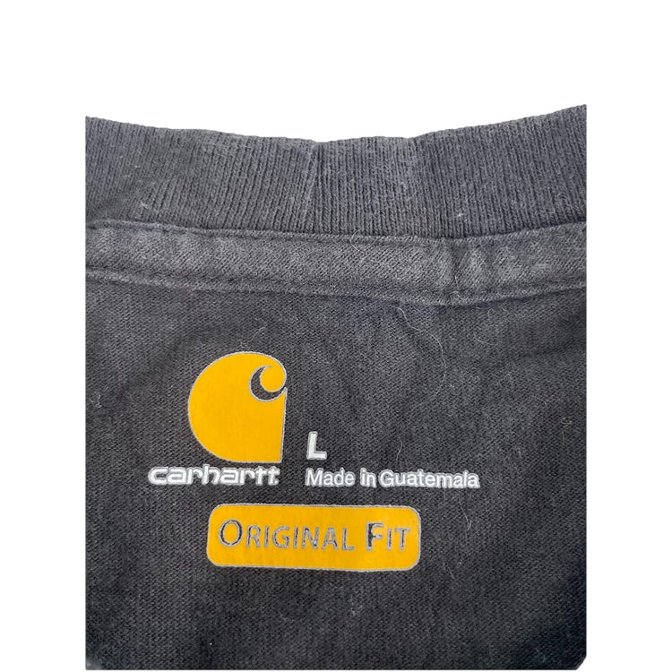 Mens Carhartt Short Sleeve Black T Shirt Size Large