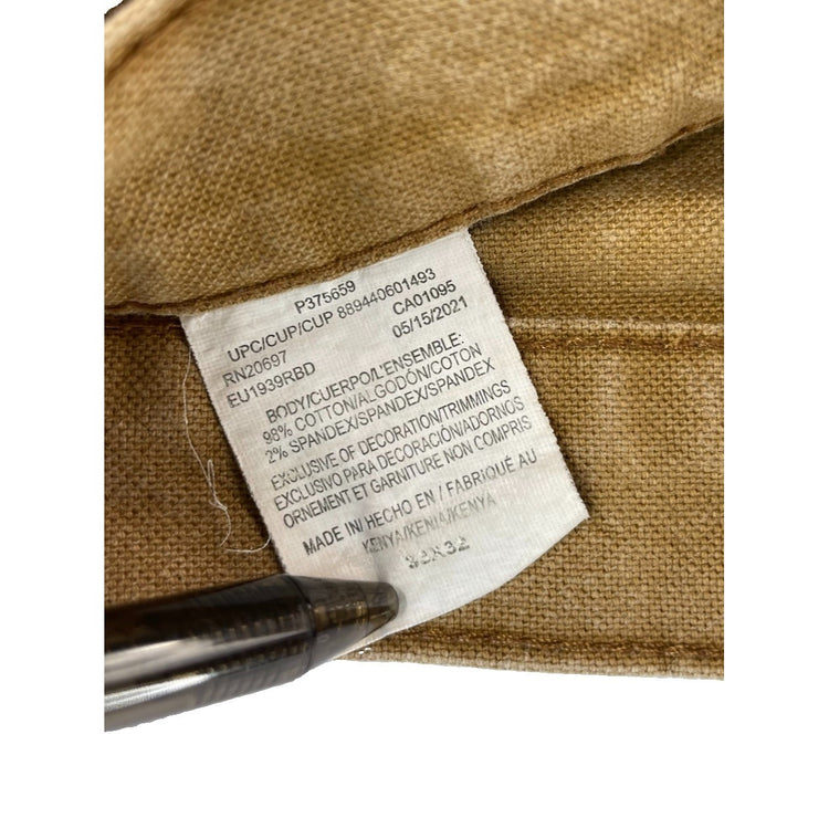 Men's Dickies Carpenter Pants Tan Duck Canvas Jeans Size 32x32