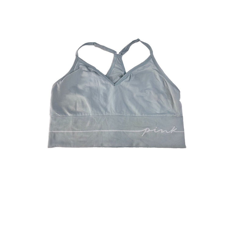 Women’s PINK Active Light Blue Sports Bra Size 2XL