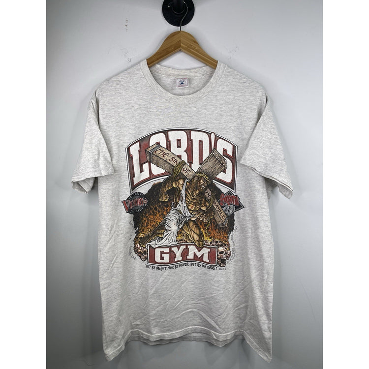 Lord's Gym T Shirt Vintage 90s Mens L Living Epistles 1995 Delta Tag Grail