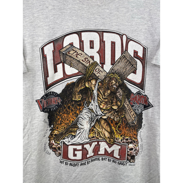 Lord's Gym T Shirt Vintage 90s Mens L Living Epistles 1995 Delta Tag Grail