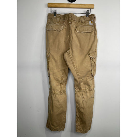 Men’s Workwear Carhartt Cargo Rip Stop Pants Relaxed Fit Khaki 32x30