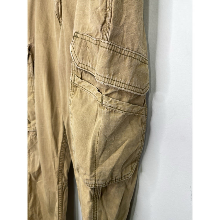Men’s Workwear Carhartt Cargo Rip Stop Pants Relaxed Fit Khaki 32x30