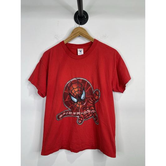 Men’s Vintage Red Spider Man Shirt The Movie Marvel Comics T-shirt Sz XL