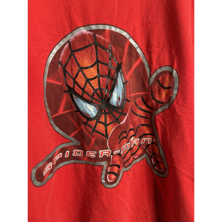 Men’s Vintage Red Spider Man Shirt The Movie Marvel Comics T-shirt Sz XL