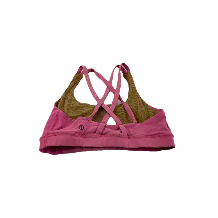 Women’s Lululemon Size 4 Pink Sports Bra