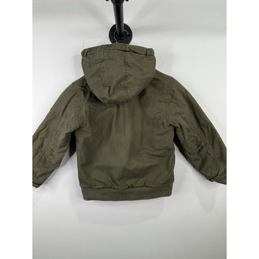 Vintage Kids Olive Green Carhartt Jacket Size Xs(6)