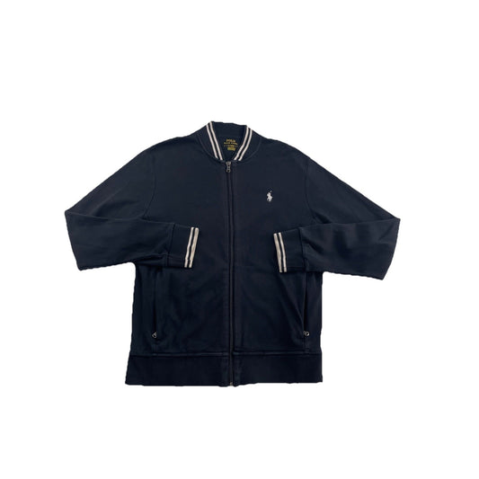 Mens Ralph Lauren Size Medium Black Zip Up Jacket