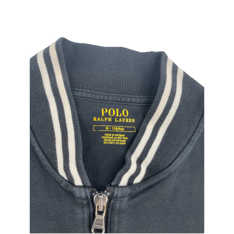 Mens Ralph Lauren Size Medium Black Zip Up Jacket