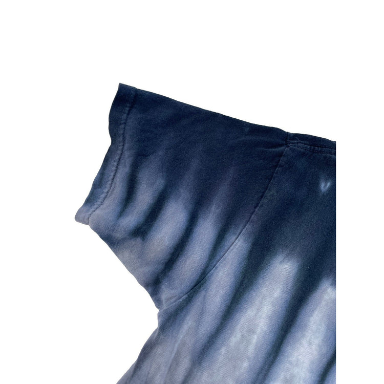 Mens Liquid Blue Slayer Eagle Graphic Tie Dye Band T-Shirt Size M