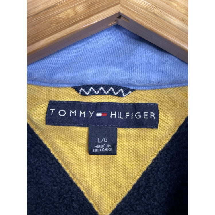 Vintage 90's Tommy Hilfiger Authentic Sailing Gear USA/085 Half Zip Jacket Sz L