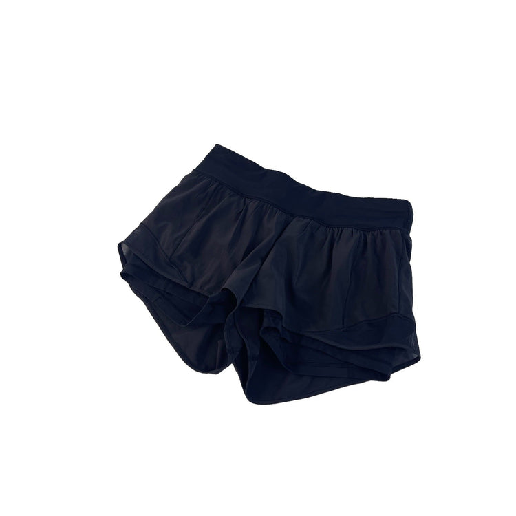 Women's Lululemon High-Rise Athletic Running Shorts Black Size 10