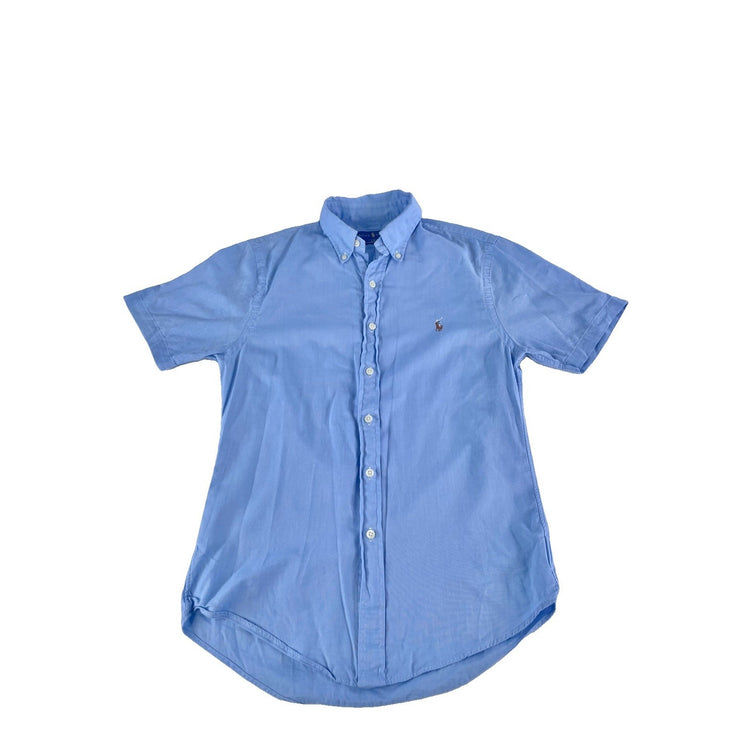 Mens Ralph Lauren Baby Blue Button-Down Shirt Size S