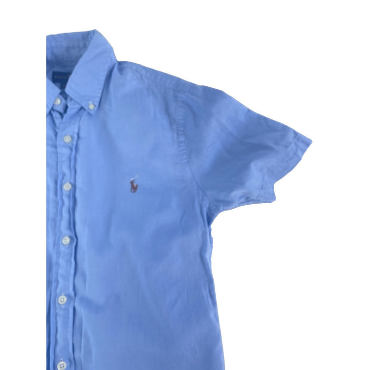 Mens Ralph Lauren Baby Blue Button-Down Shirt Size S