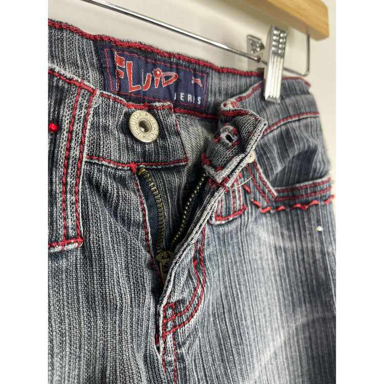 Vintage/y2k Wiomen’s Blue Denim Fluid Jeans Size 3
