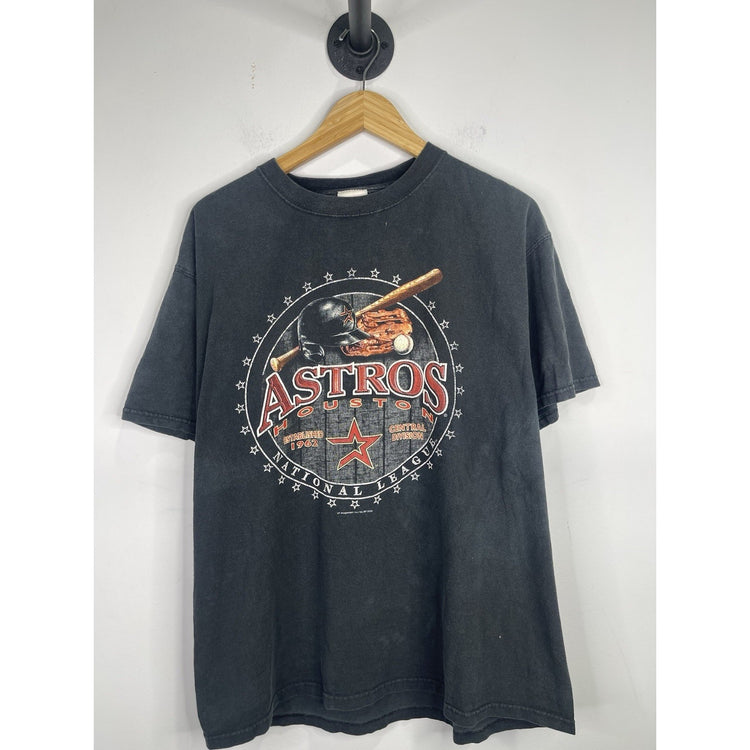 Vitnage CSA Central Division Houston Astros 2006 Black T-shirt Size X-Large