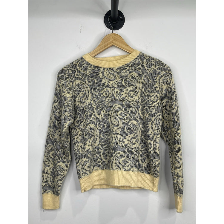 VTG Women’s Petite Pendleton 100% Virgin Wool Country Traditional Sweater Sz S