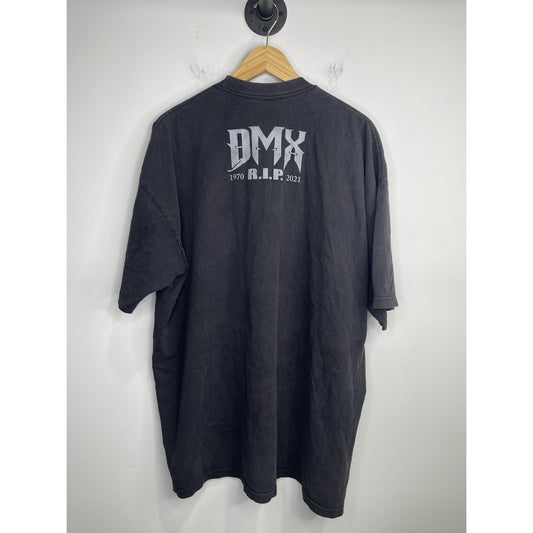 Men’s VTG Pro Club Heavyweight DMX Tribute Graphic Black T Shirt Sz 3XL