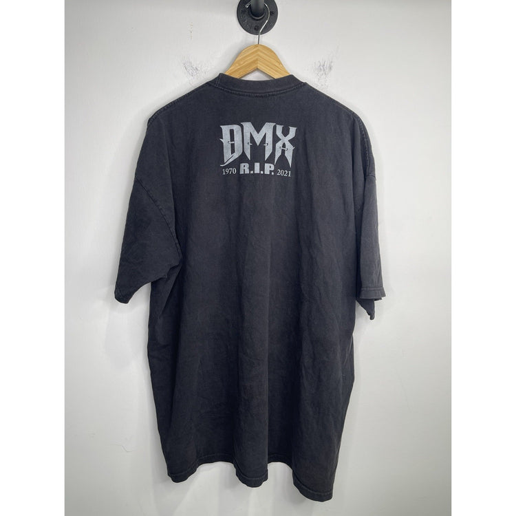 Men’s VTG Pro Club Heavyweight DMX Tribute Graphic Black T Shirt Sz 3XL