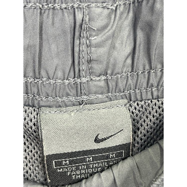 Mens Vintage/Y2k Dark Grey/white Size Medium Track Sweatpants