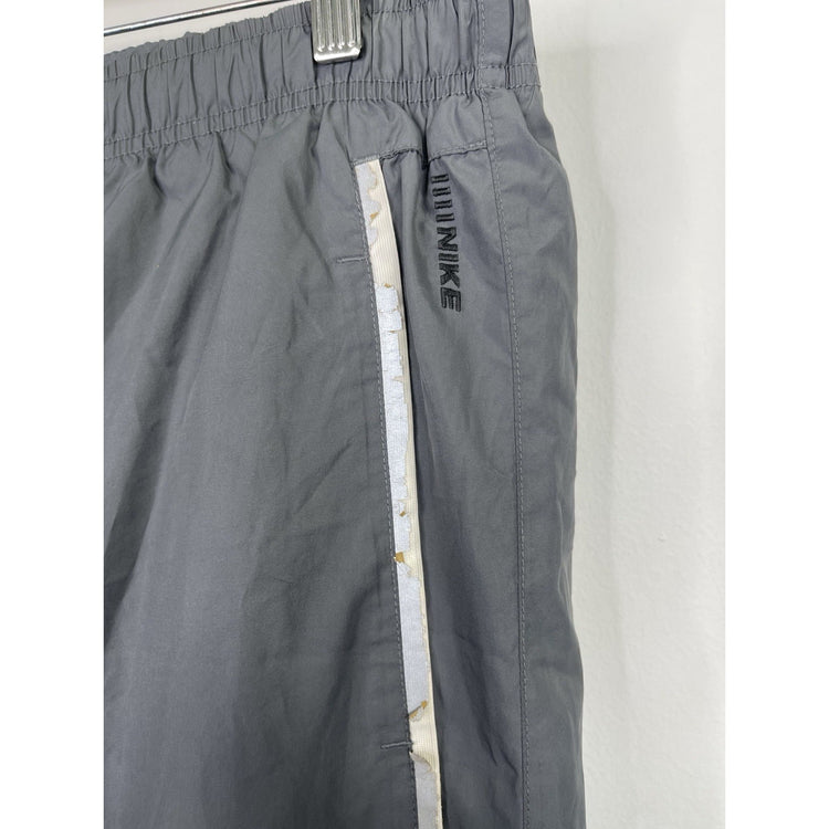 Mens Vintage/Y2k Dark Grey/white Size Medium Track Sweatpants