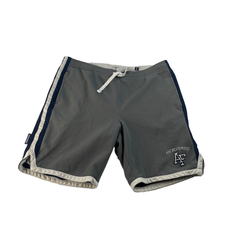 Mens Abercrombie & Fitch Gray Basketball Shorts Size Large