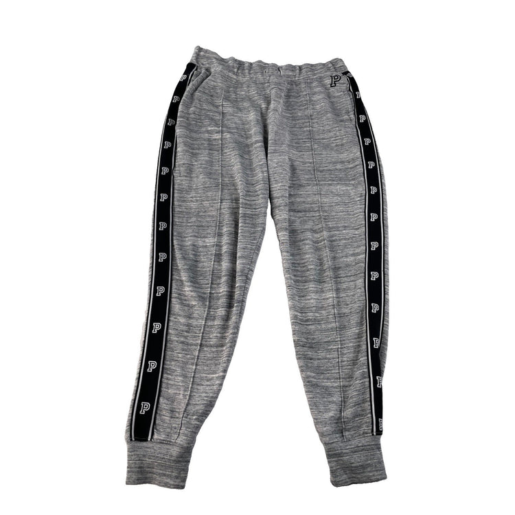 Women's PINK Victoria's Secret Grey Marled Jogger Pants, Size M