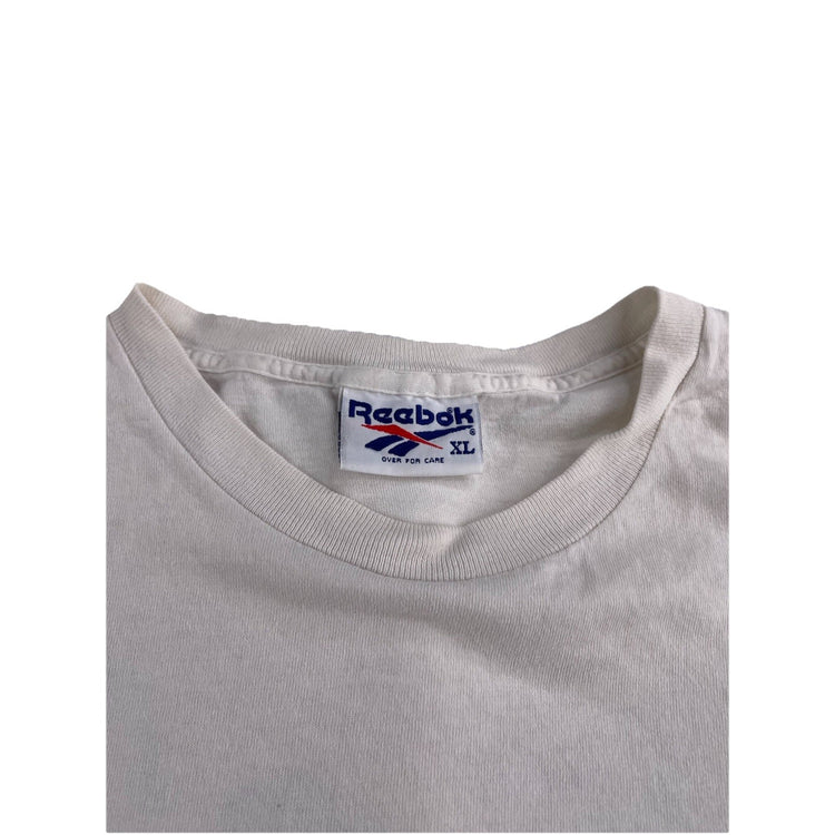 Mens T Shirt Xl Vintage Reebok White ATR Above The Rim