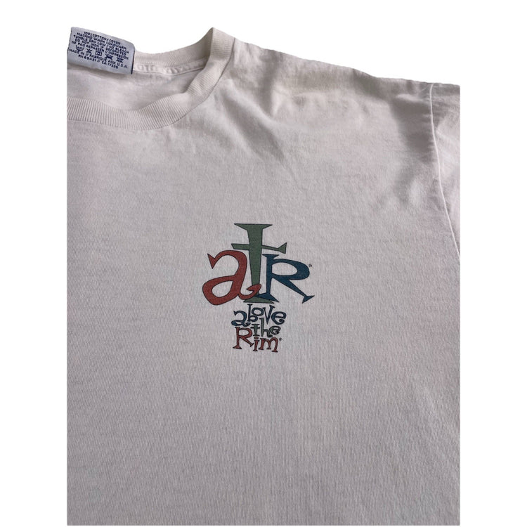 Mens T Shirt Xl Vintage Reebok White ATR Above The Rim