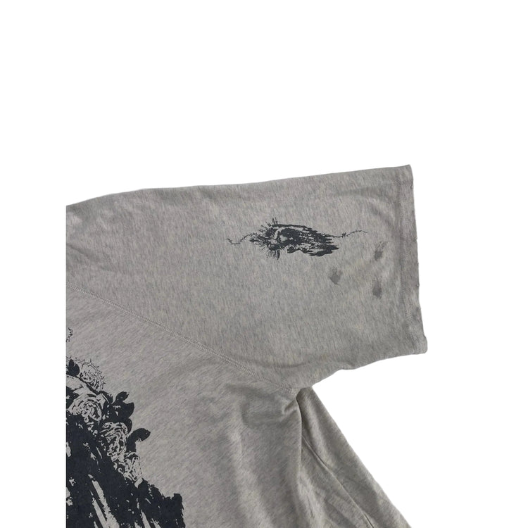 Mens Vintage T Shirt Xl Light Gray Jesus Graphic