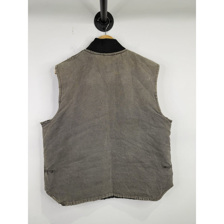 Mens Vintage Distressed Carhartt Vest Size Xl