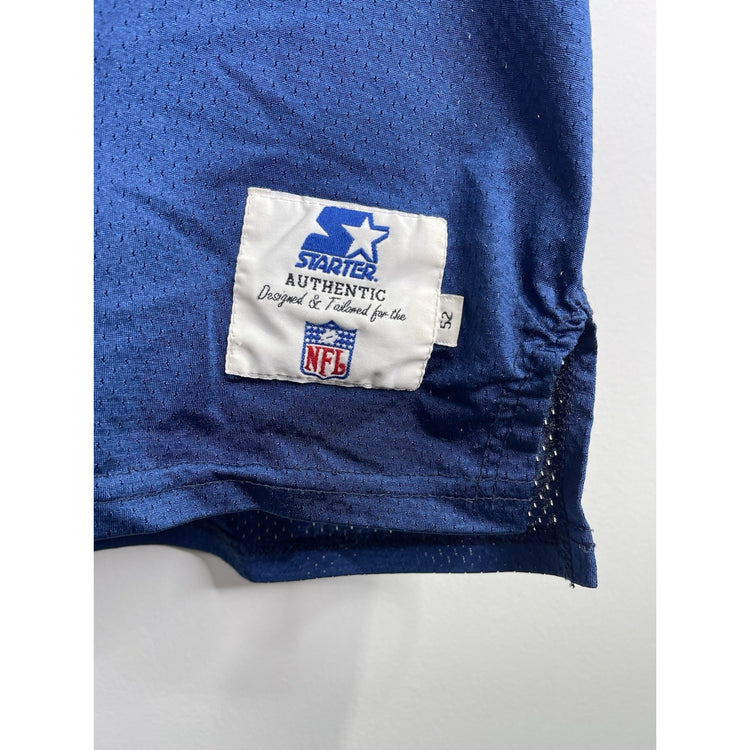 Vintage Men's TROY AIKMAN Dallas Cowboys Navy Blue CHAMPION Jersey 52