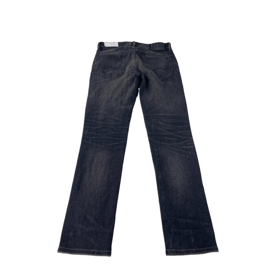 Mens American Eagle Slim Staight Black Denim Jeans Size 32x32