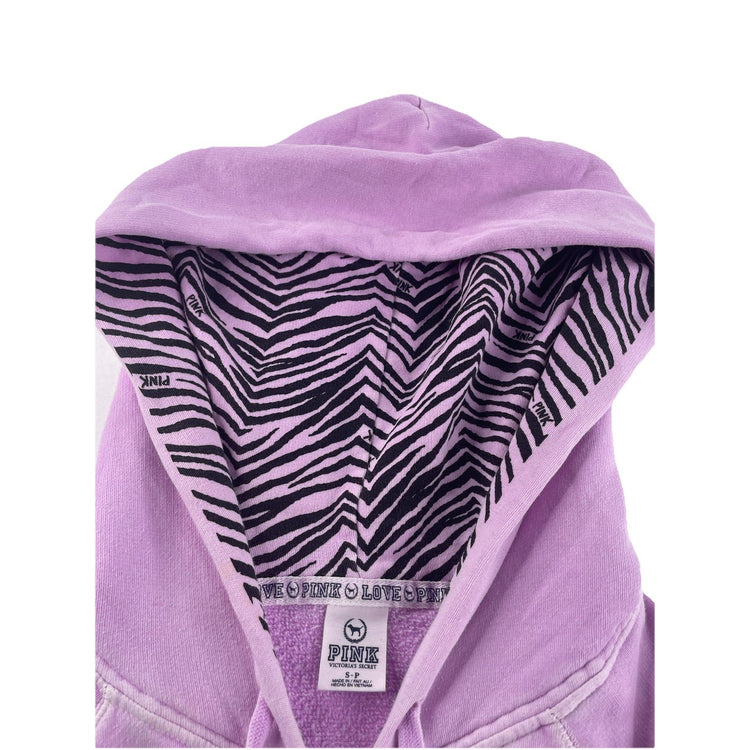 Women’s PINK Victoria Secret Regular Light Purple Zip Up Jacket Size S