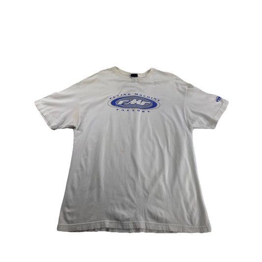 Mens Vintage Fmf So Calif Racing White Tee Size Xl