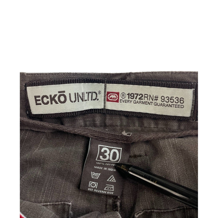 Men's Ecko Unltd. Brown Cotton Cargo Shorts Size 30