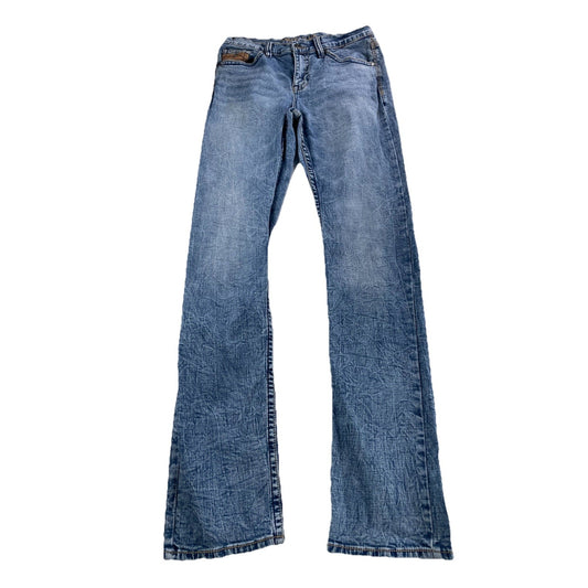 Mens Cody James Slim Straight Lightwash Blue Jeans Size 31x38