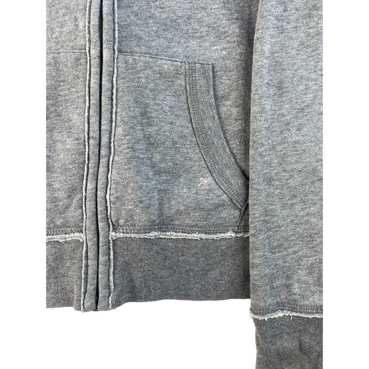 Womens Aeropostale Grey NY Zip Up Hoodie Sweatshirt Size XS