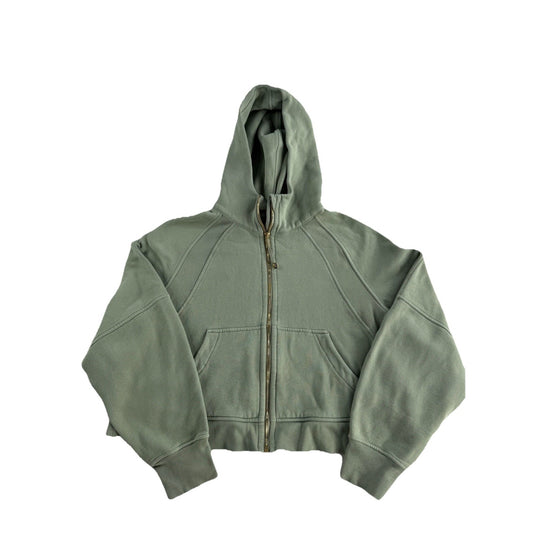Womens Lululemon Size M/L Mint Green Half Zip Hoodie