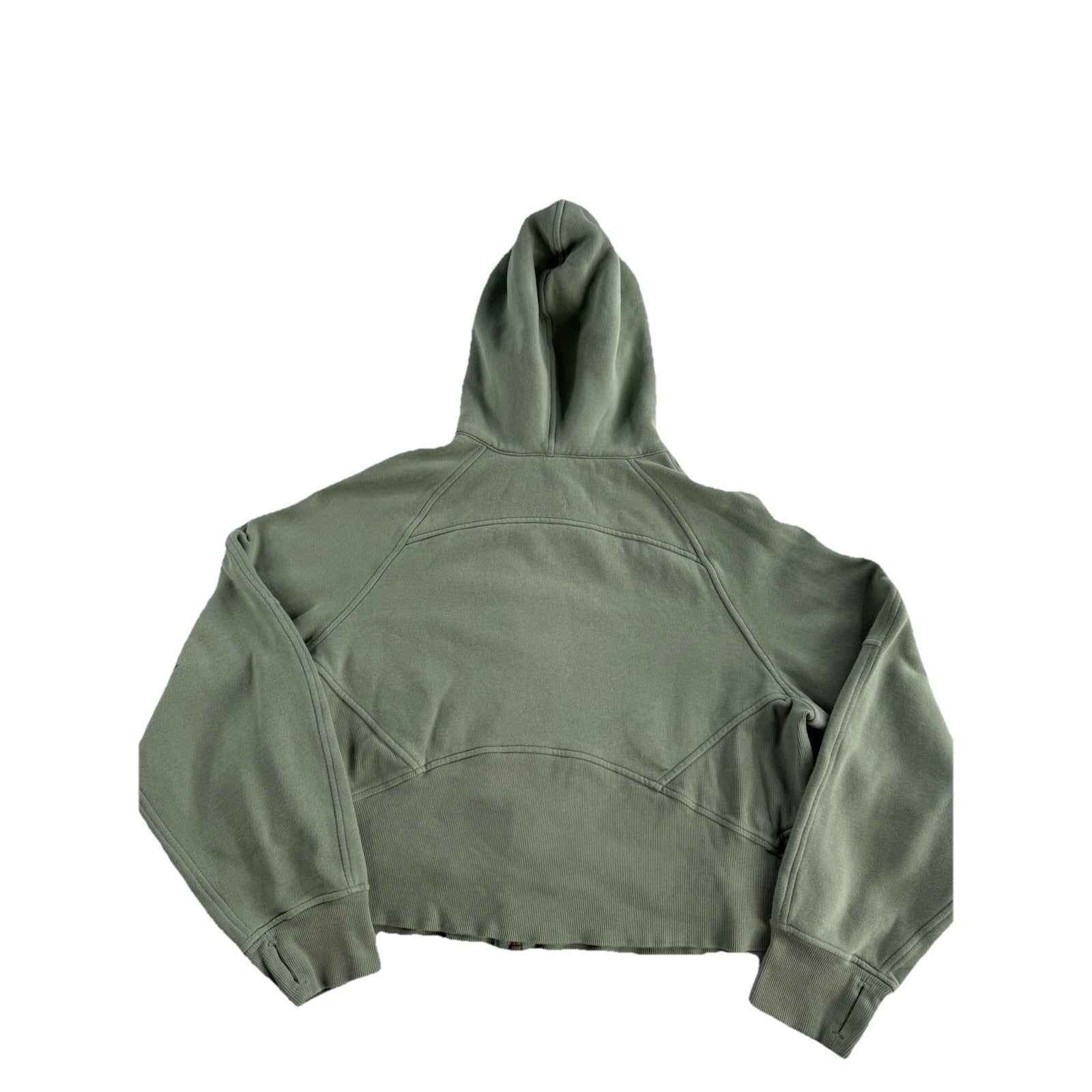 Womens Lululemon Size M/L Mint Green Half Zip Hoodie