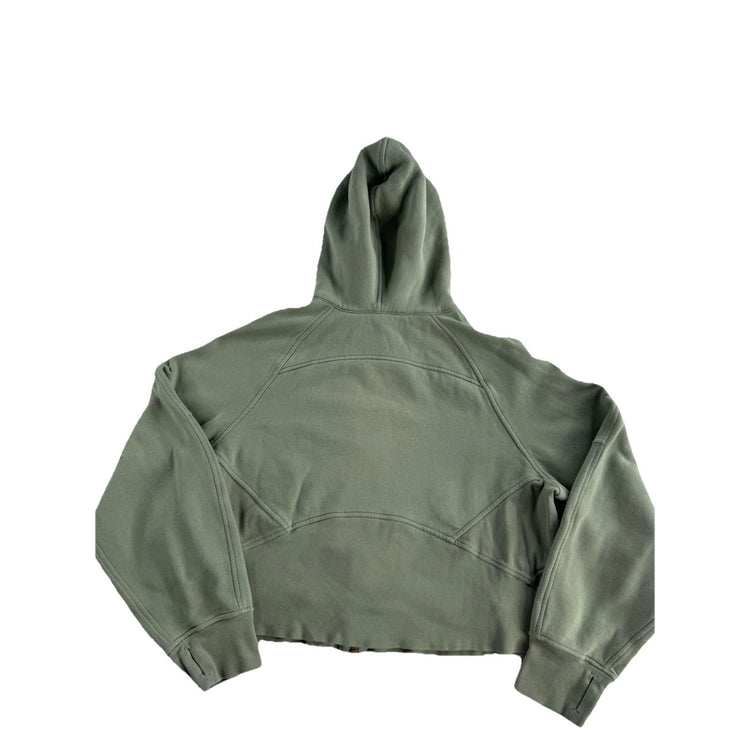 Womens Lululemon Size M/L Mint Green Half Zip Hoodie