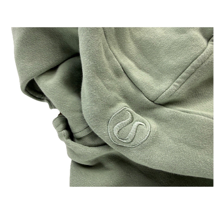 Womens Lululemon Size M/L Mint Green Half Zip Hoodie