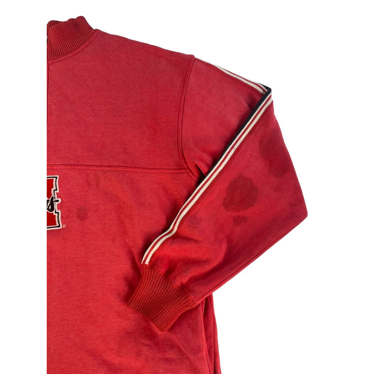 Mens Vintage Logo Athletic Nebraska Huskers Quarter Zip Sweatshirt Size M