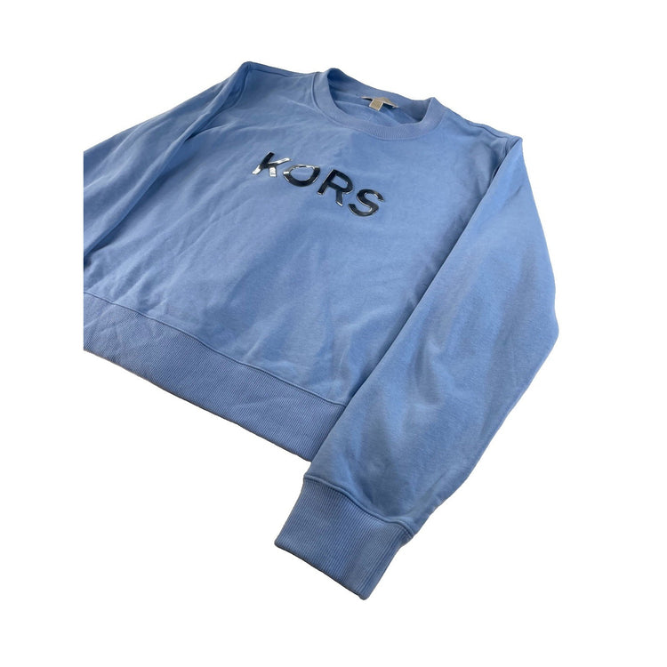 Women's Michael Kors Light Blue Crewneck Sweatshirt Size XL