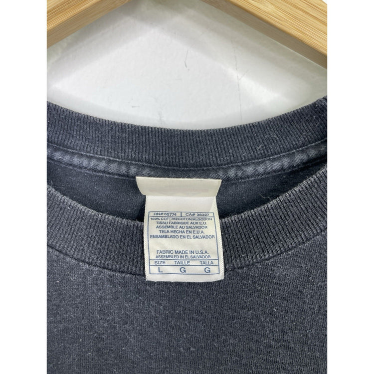 Men’s Vintage Orange Graphic Orange County Choppers Black T Shirt Sz L