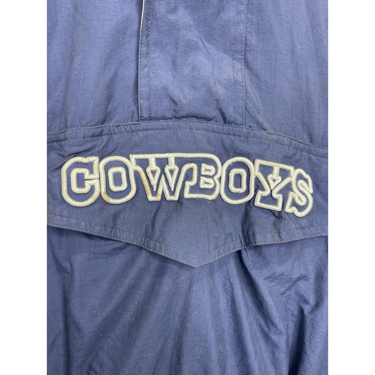 Vintage Men’s Heavyweight Blue Dallas Cowboys Starter Jacket Pullover XL